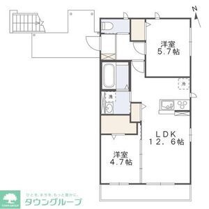 コティクオーレ2の間取り