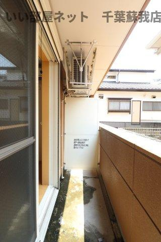 スモールウィンのバルコニー|バルコニー付きです
