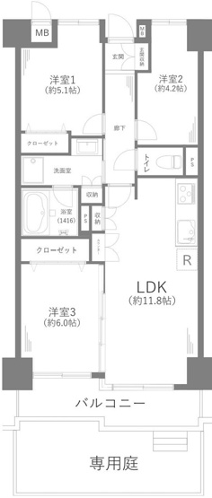 【間取り】 | 茅ヶ崎ガーデンハウス