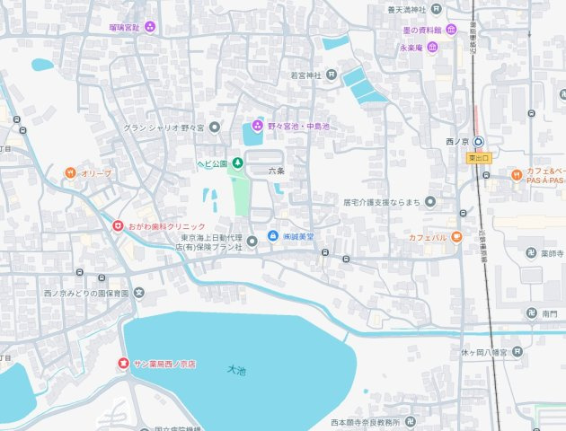 ●5(土)6(日)現地案内可能！　奈良市六条の地図