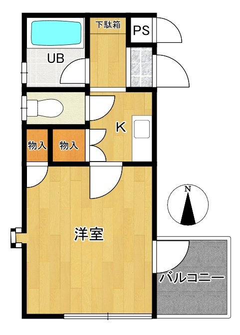 春日パルネットの間取り