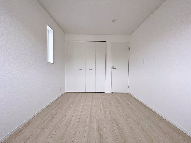 新築戸建・新築建売　郡山市大槻町第39　柴宮小・第一中の洋室|全居室収納完備！収納が多いとお部屋もスッキリします！
