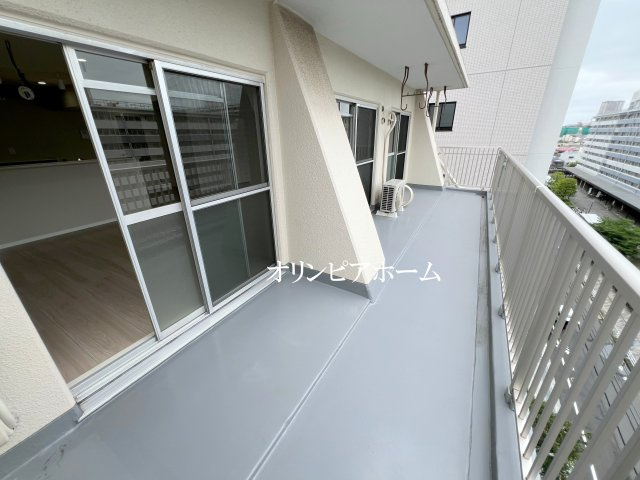 西大島ビューハイツ　102㎡　角　部屋　8階　リ　フォーム済のバルコニー