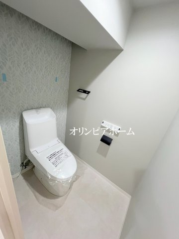 西大島ビューハイツ　102㎡　角　部屋　8階　リ　フォーム済のトイレ