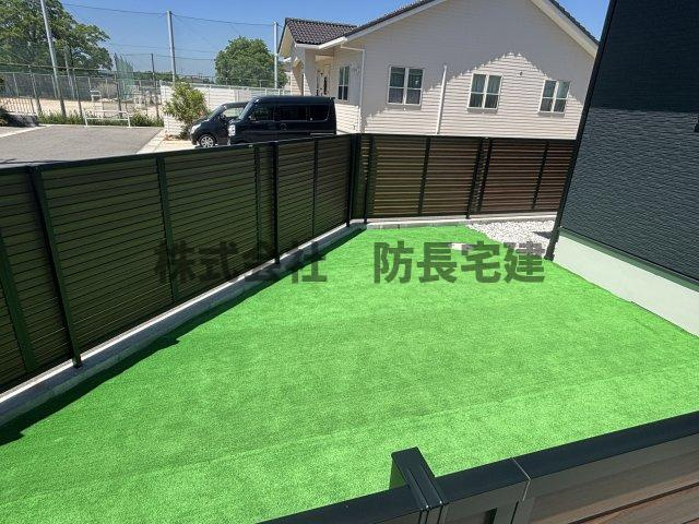 防府市高井中古住宅の庭|お庭で自由な時間を過ごせます