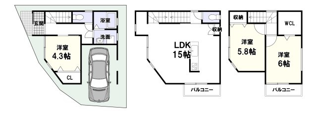 五日市2丁目の間取り