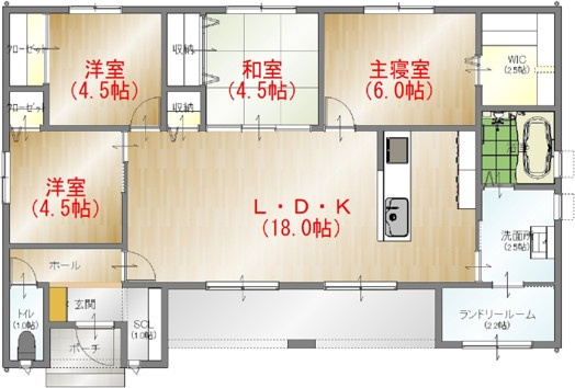 【間取り】 | 三股町樺山 2,620万円
