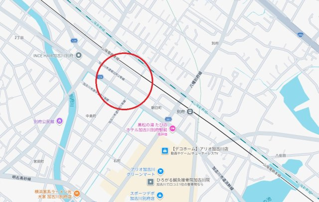 リベール加古川南Ⅱ　　山陽電鉄「別府駅」徒歩4分の地図