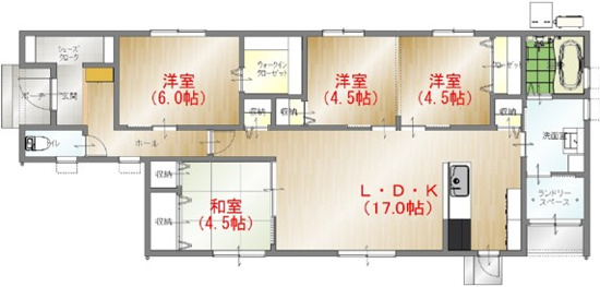 【間取り】 | 三股町樺山 2,660万円
