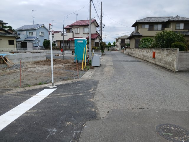 行田市藤原町第２　の前面道路含む現地写真|２号棟現地前面道路（2026年06月05日）撮影