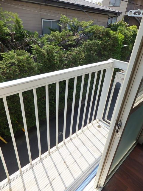 グリーンハウス上鶴間のバルコニー