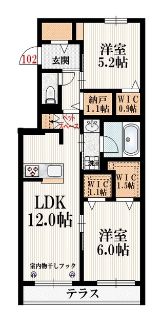 メゾンマリンの間取り