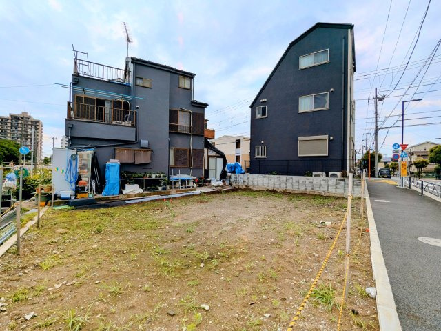 葛飾区新宿１丁目の売地の外観|～現地土地写真～