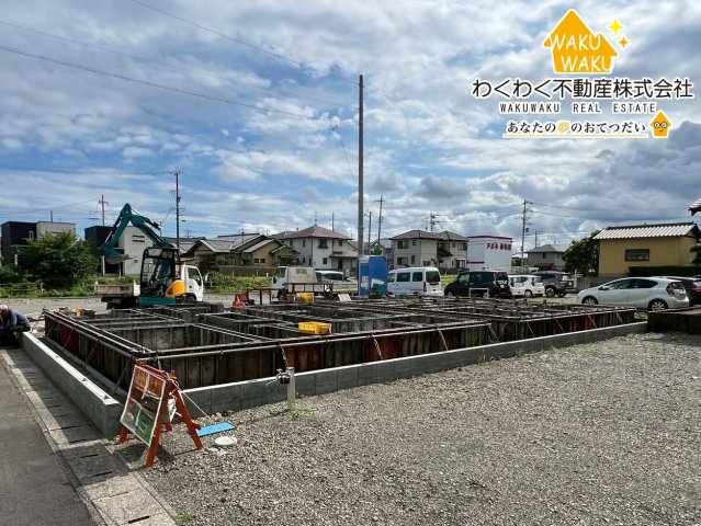 焼津市東小川８丁目　新築戸建の外観パース|【A号棟】2026年6月上旬撮影
