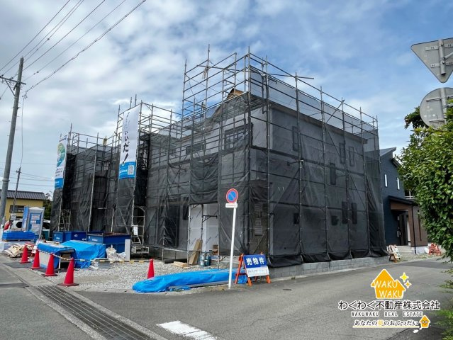 焼津市東小川８丁目　新築戸建の外観パース|【A号棟】2026年6月上旬撮影