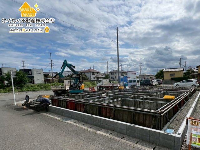 焼津市東小川８丁目　新築戸建の前面道路含む現地写真|【B号棟】2026年7月上旬撮影