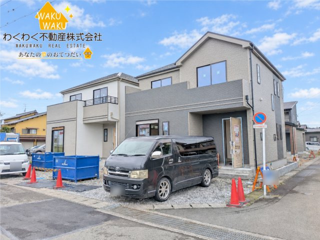 焼津市東小川８丁目　新築戸建の外観|【B号棟】2026年8月中旬撮影