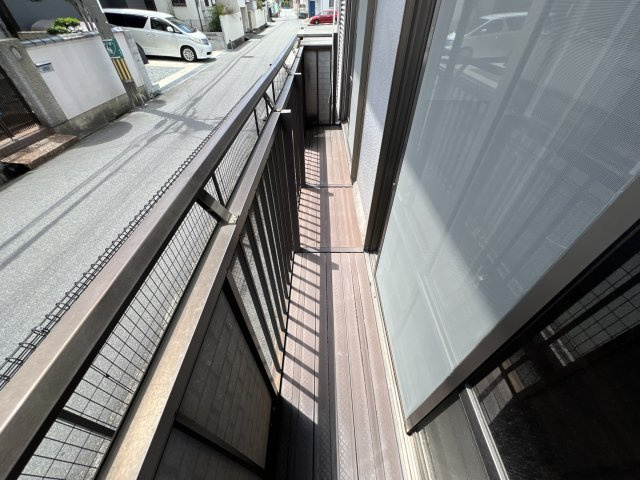 姫路市田寺８丁目のハイツのバルコニー