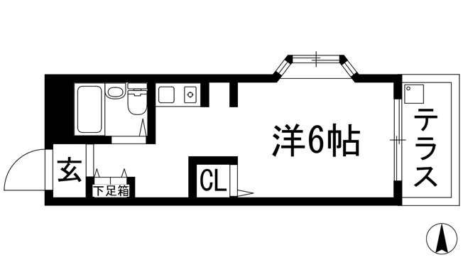 【間取り】 | ONハイツ甲東園