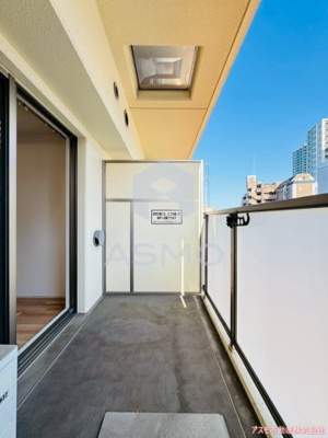 【バルコニー】 | 天王寺エルモ | 同マンション別部屋　参考写真