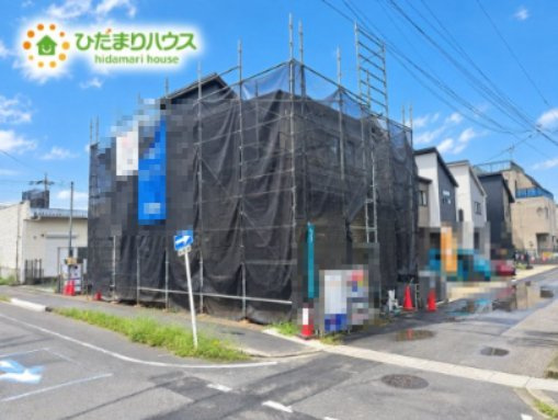 上尾市本町5丁目　新築戸建　ブルーミング05の外観|※空はAI加工をしています。