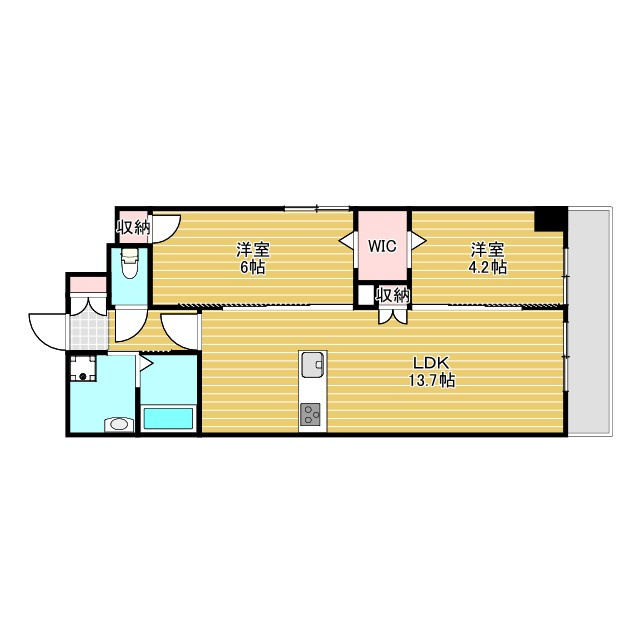 トリニティ豊中本町の間取り