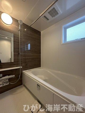 茅ヶ崎市南湖3丁目　新築戸建　全2棟の浴室|1坪タイプ　ユニットバス