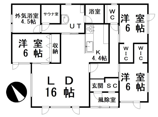 【間取り】 | 美原3丁目38-1売家 | 3,780万円、3LDK、土地面積311.00m2、建物面積110.91m2
