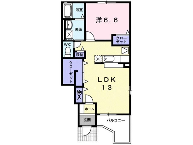 パストラーレサクラⅡの間取り