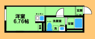 【間取り】 | ラトゥール橋本 | 間取り図：反転タイプ