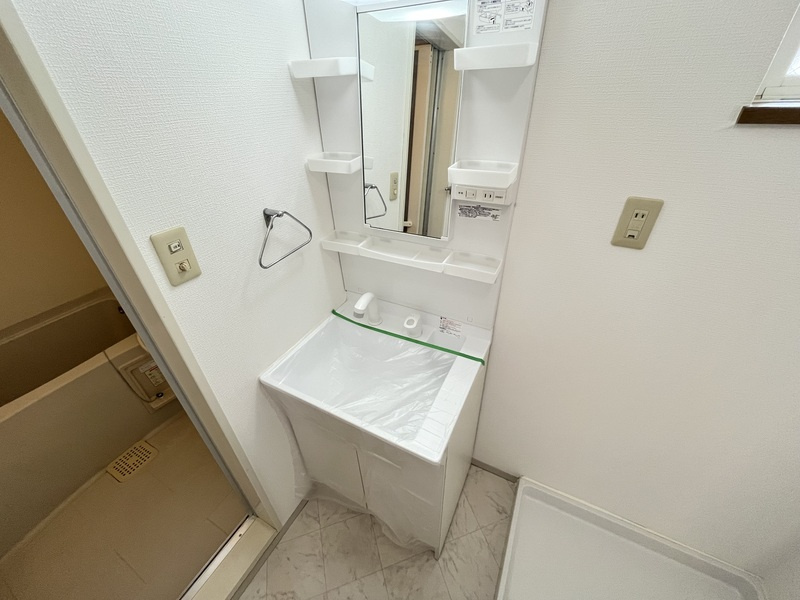 六甲ハイツの洗面所