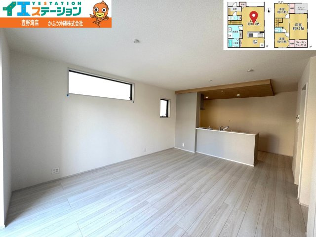 南風原町本部第2　1号棟の前面道路含む現地写真