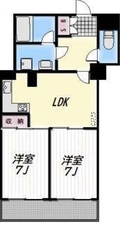 【間取り】 | コートハイム横浜 | 間取りです。