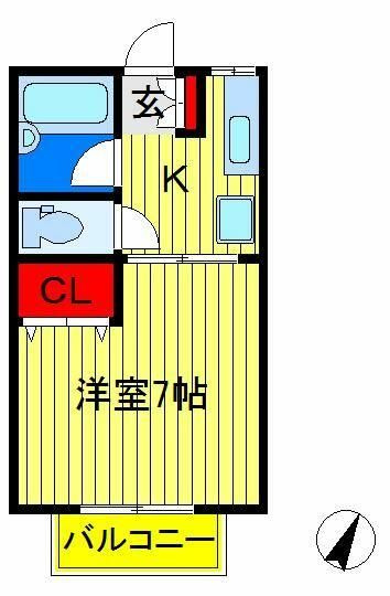オーディーン寿の間取り