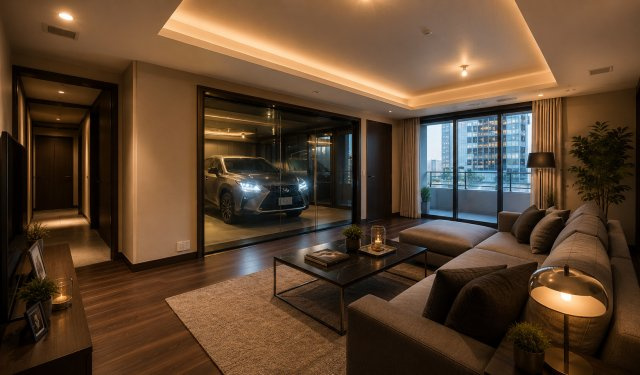 グラングリーン大阪THE NORTH RESIDENCE　扇町小学校の居間・リビング|※掲載画像の一部はAIによるホームステージングイメージです。実際には家具・家電・車両は設置されておりません。