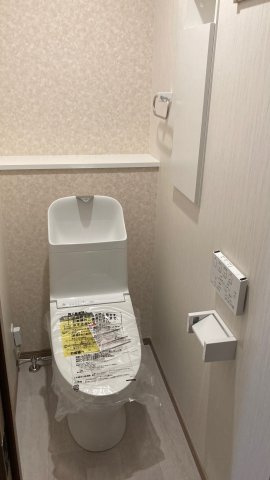 新築住宅のトイレ|シンプルで使いやすいトイレです