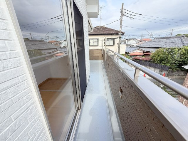 三郷市彦成1丁目　中古戸建のバルコニー|南向きの陽当たり良好なバルコニー