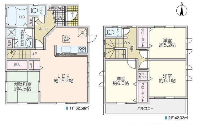 三郷市彦成1丁目　中古戸建の間取り|2026年7月室内リフォーム済み♪リビング横に4.5帖の和室を備えた4LDKの邸宅です