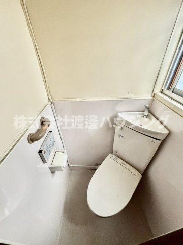 東淀川区上新庄3丁目テラスハウスのトイレ