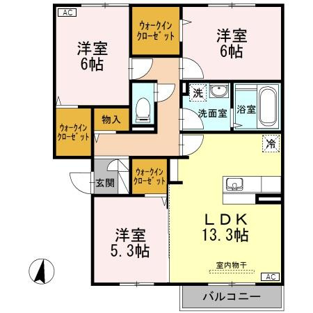 カーサ・チェントロの間取り