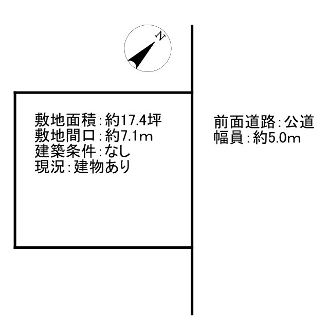 泉北郡忠岡町忠岡南二丁目土地の土地図