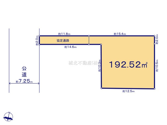 杉並区井草5丁目 限定1区画の土地図