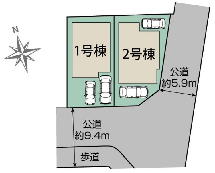 神陵台９丁目　新築戸建　２区画