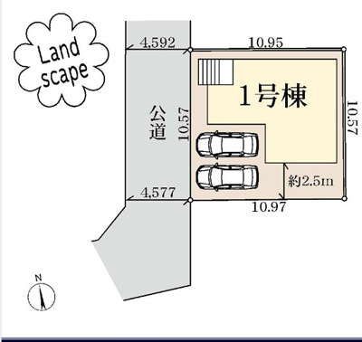 【区画図】 | 綾瀬市落合北6丁目 新築戸建て 全1棟【仲介手数料無料】 | 海老名市を中心に地域密着で営業♪不動産のことなら「大樹不動産」へ