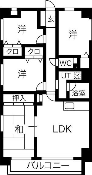 ヴィアーレマルフク南館の間取り