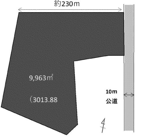 事業用地　栃木市岩舟町の土地図