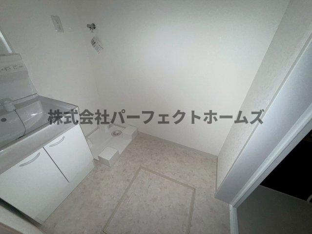 パーチェ伊加賀本町の洗面所|忙しい朝には欠かせない洗面所です