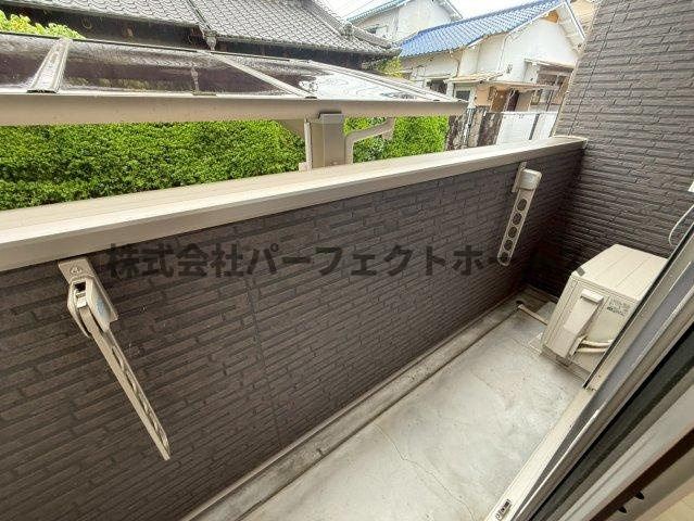 パーチェ伊加賀本町のバルコニー|お洗濯にも便利なバルコニー付き