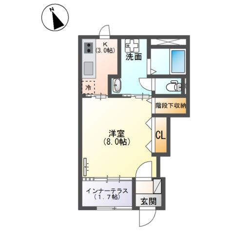 Ange Belle Aの間取り
