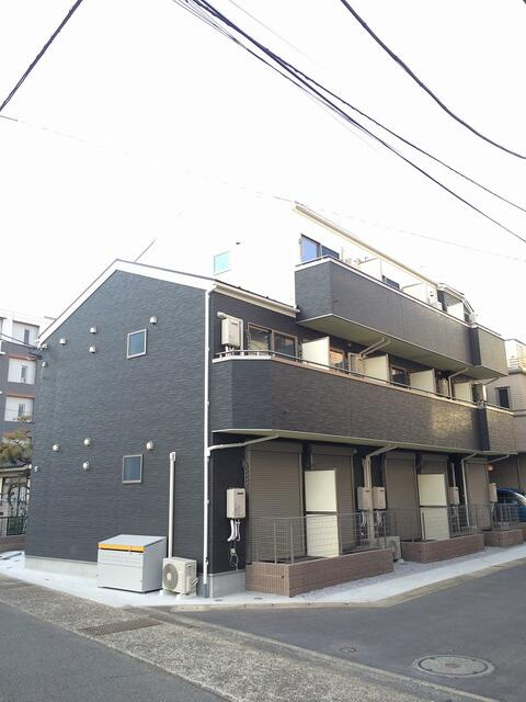 川崎市多摩区中野島４丁目のアパートの外観
